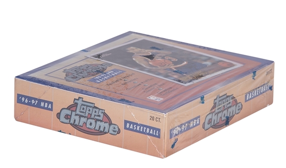 1996-97 Topps Chrome Basketball Unopened Box (20 Packs)